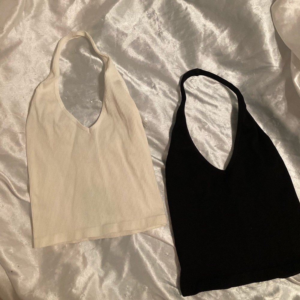 Out from under seamless halter bra tops
